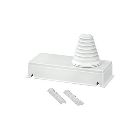 Flasque de montage hensel fp fg 272 fixation murale 28x12 cm
