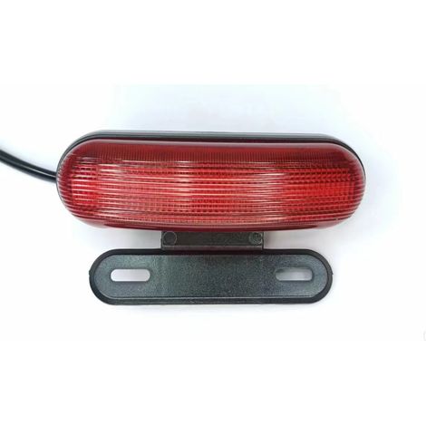 Fourniture directe de pièces détachées pour véhicules électriques, notamment feux arrière à LED 12V, feux de signalisation pour scooters électriques, clignotants gauche et droit et feux stop.