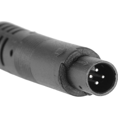 Câble d'extension 2,5 m 4 broches pour caméra de recul 12V/24V, adapté aux camions, camping-cars et remorques