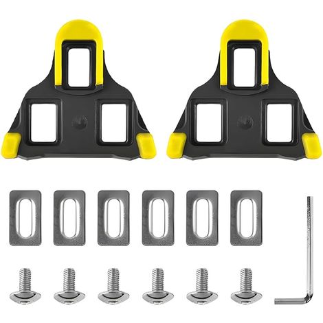 Fahrradpedalplatten, rutschfeste Rennradpedalplatten, Fahrradschuhe, Pedalplattenabdeckungen kompatibel mit SPD SL für Rennräder (1/5)