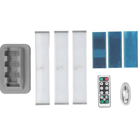 Bande lumineuse LED à induction avec détection de mouvement du corps humain, base de chargement USB pour la maintenance et la lecture (1/5)