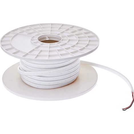 Ruban LED NEON 12 V 6 x 12 mm SMD2835 25 mètres Blanc neutre (1/5)