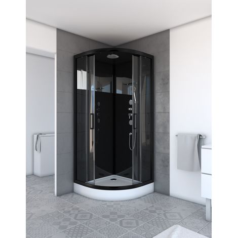 CABINA DUCHA 1/4 CIRCULO 90X90X215CM- MIRROR SPACE ROUND (1/4)