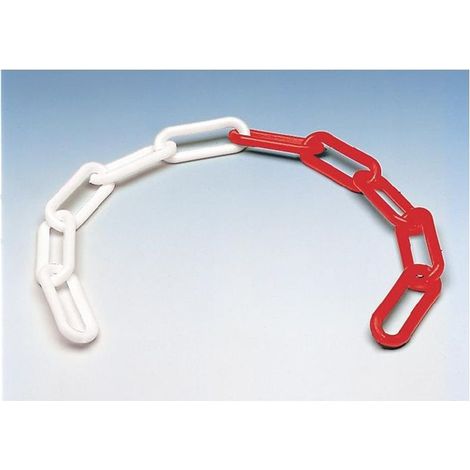 Chaîne de délimitation ( 1000131202 ) Plastique rouge/blanc 6 mm