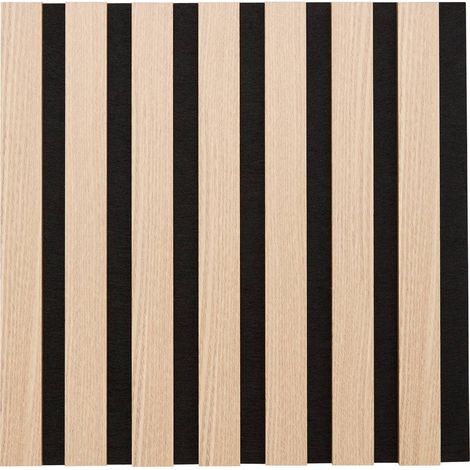 Set di 3 pannelli decorativi colva beige con sfondo nero 30x30cm - Atmosphera créateur d'intérieur