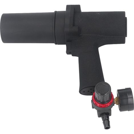 Pistolet à colle pneumatique professionnel pour cartouche 310ml, applicateur de mastic à air comprimé avec manomètre, débit réglable (1/5)