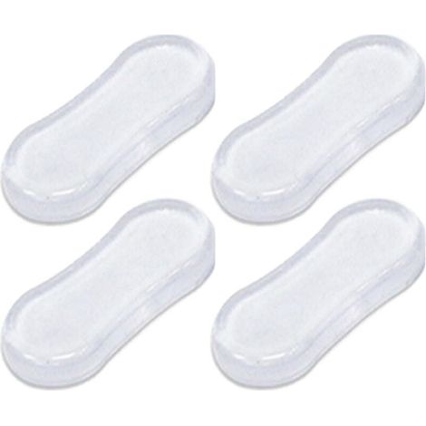 KZQ Protectores de asiento de inodoro, 5 piezas, fundas de silicona con adhesivo fuerte para baños familiares, hoteles y escuelas. (1/4)