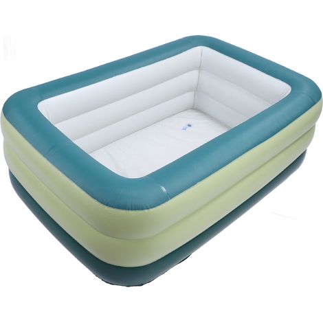 Piscine Gonflable pour Enfants et Adultes PVC Épaissi 3 Couches Hors Sol Gonflable Natation Été Fête Aquatique Jardin Pelouse 1238L