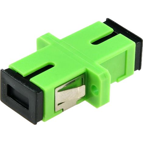 Adaptador de fibra óptica monomodo SM SC/APC simplex alantec