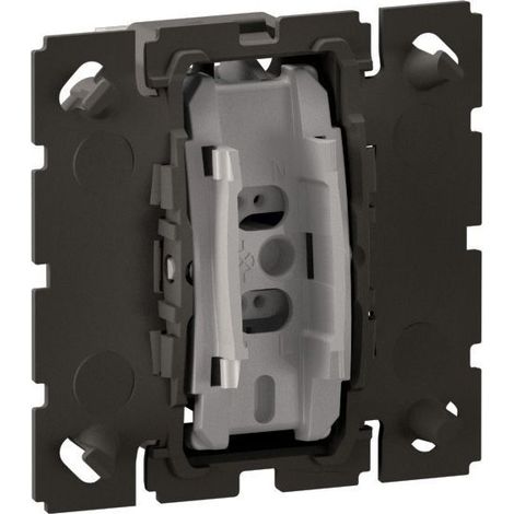 Poussoir NO Céliane Legrand 6A 250V avec bornes libres de potentiel - Dimensions 45 x 45 mm (1/2)