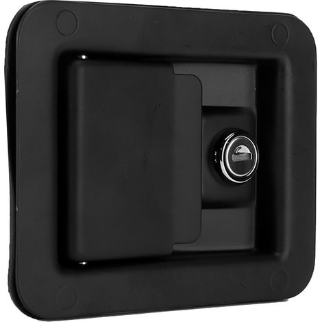 Verrou de porte de voiture en acier inoxydable avec 2 clés, remplacement pour caravanes, camping-cars et camions (1/5)