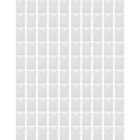 100 sachets refermables blancs, mat aluminisé avec fenêtre transparente, format 7,1 x 9,9 cm, étanches et zip réutilisable (1/5)