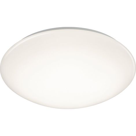 Plafonnier moderne Pollux blanc IP44 avec capteur d'éclairage Trio (1/3)