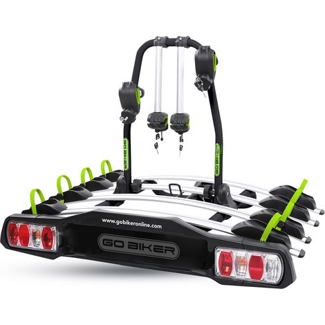 Portabicicletas GO BIKER PRO Z4 - 4 bicis - 15 kg/carril - plegable - antirrobo (1/5)