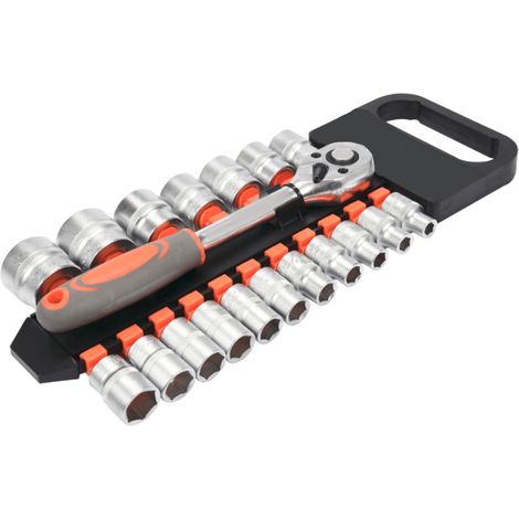 Set chiavi bussola bussole cricchetto reversibile 1/2&quot 19 pz 8 32 mm 921to (1/5)