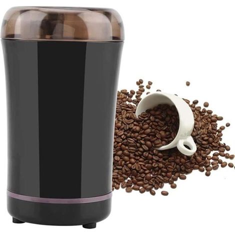 Moulin à café Électrique - FOLAYA - 300W - Acier Inoxydable - Broyeur à Graines - Design Compact (1/4)