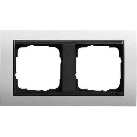 Plaque de finition Gira event design sans vis anthracite