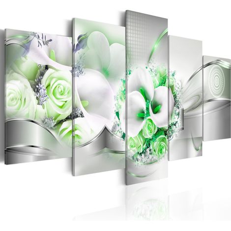 Quadro - Emerald Bouquet - 200x100 (1/4)