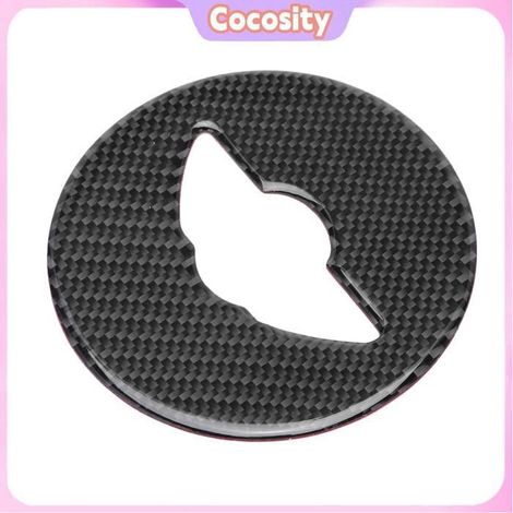 Badge autocollant en Fiber de carbone pour volant, décoration de voiture pour Mini série F, mise à niveau intérieure luxueuse (1/4)