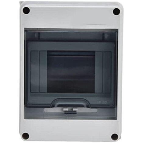 Coffret Electrique Etanche Exterieur IP65, 5 Modules, ABS de Surface en Plastique, Boite de Boitier Etanche Electrique Exterieur, Armoire de Contrôle, Coffret Modulaire Boitier de Jonction (5 Way) (1/5)