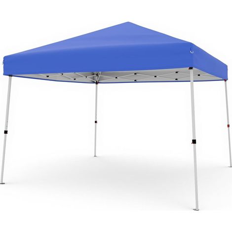 Tonnelle Pliante 3x3 m - Barnum Pop-up à Pieds Inclinés - Protection UV et Imperméable - Hauteur Réglable