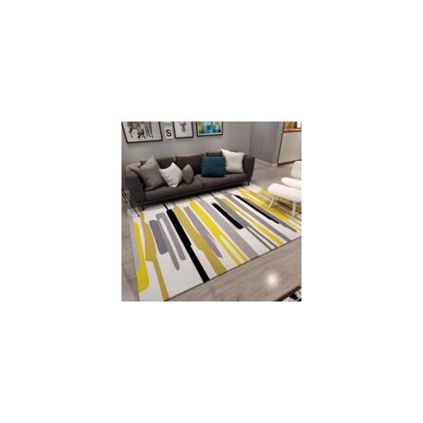 Motifs scandinaves, tapis modernes de créateurs, tapis décoratifs lavables-Crezuo