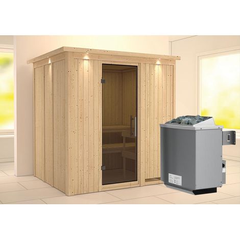 Sodin Front ,9KW intr.Strg graphitfarb. Ganzglastür u. DK