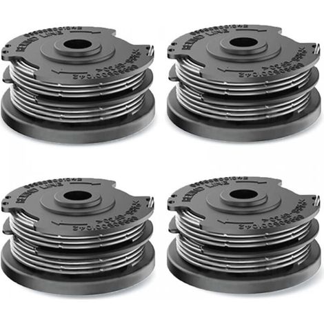 4 bobine di filo di ricambio per decespugliatore Bosch, filo in nylon per bordatori Bosch F016800351 ART 24, 27, 30 e ART 30-36 LI (6,1 m x Ø1,65 mm) (1/5)