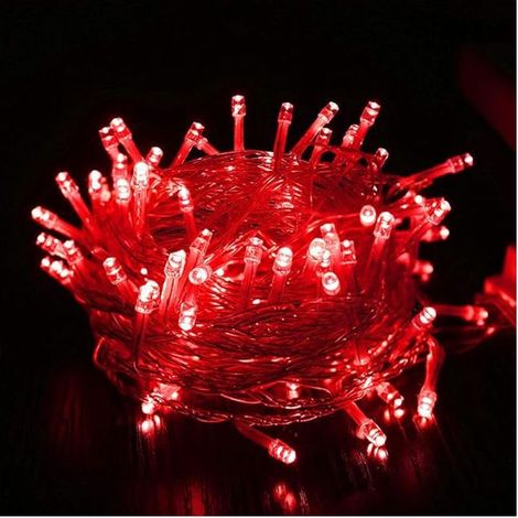 Guirlandes Lumineuses, 100M 800 Guirlandes Lumineuses Intérieur Extérieur, Lumières de Noël rouge, 8 Modes Fairy Lights Étanches pour Décorations (1/5)