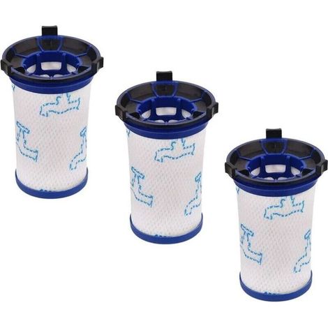 FlkwoH 3pcs Filtres de Rechange pour Rowenta Air Force 360 RH9051WO RH9057WO RH9059WO RH9081WO RH9086WO & Tefal Air Force 360 Aspirateur, Accessoires de Remplacement Alternative à ZR009001 (1/4)
