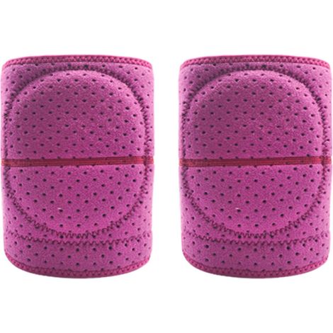 GARRYFIZH 1 Paire Genouillères Rose XS - Anti-Compression, Ajustables, pour Danse/Ménage (1/3)