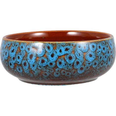 Pot pour Lotus Eau Céramique Jardinière De Fleurs De Lotus sans Drainage Contenant pour Plantes Aquatiques Et Nénuphars Intérieurs (1/5)