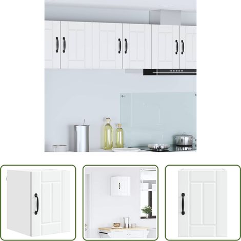 vidaXL Cuisine moderne -  Armoire de cuisine Blanc 30 x 31 x 40 cm Bois d'ingénierie (1/5)