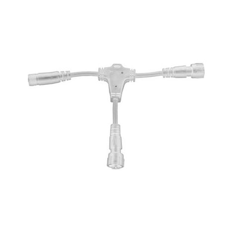 raccord en t souple - pour système raccordable - blanc - festilight 90225-w-z