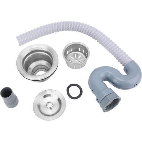 Outil de vidange pour bouchon de lavabo en acier inoxydable (1/4)