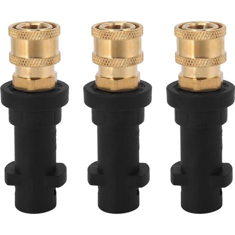 3x Hochdruck-Schaumreiniger-Topfreinigungspistole - 1/4-Zoll-Schnelladapter für Kärcher K K2 K3 K4 K5 K6 K7