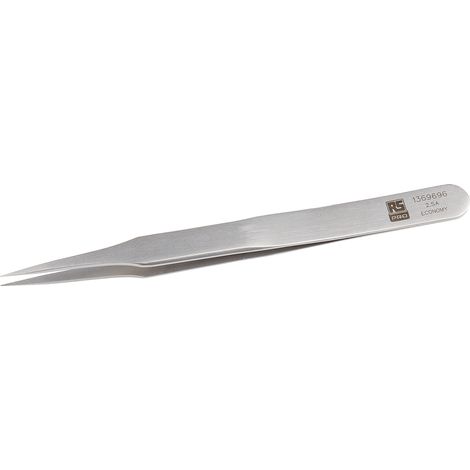 Brucelles RS PRO 2.SA pointe fine plate en inox, L. 120 ( Prix pour 1 ) (1/2)