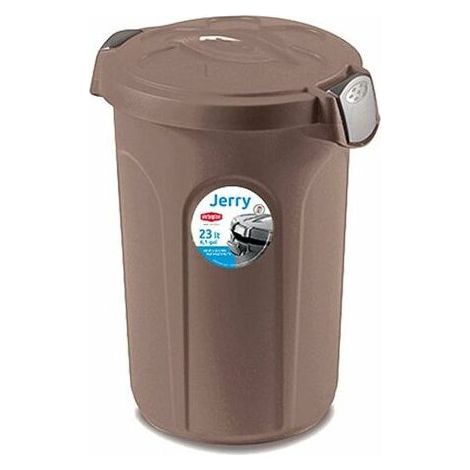 Bidone immondizia tom stefanplast tortora lt 46 cm 45x40 h.cm 61 (1/3)
