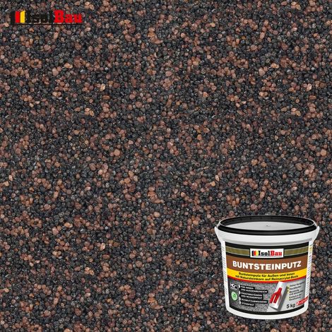 Buntsteinputz Mosaikputz BP 85 (schwarz, braun) 5 kg Profi Qualität (1/2)