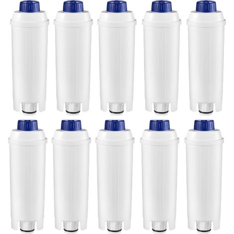 10x Trade-Shop Wasser-Filter für DeLonghi ESAM Serie ESAM2600 ESAM6900M ESAM69 ESAM6750 ESAM67 ESAM6650 ESAM6600 ETAM PrimaDonna XS Deluxe 36.365.MB 36.366.MB (1/3)