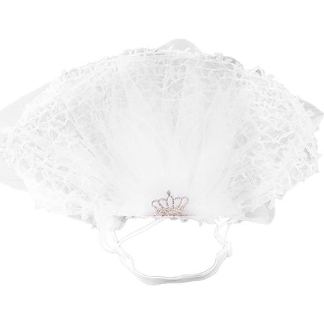 1 Voile de mariée, accessoire cheveux chien chat, fixation épingle, décoration mariage fête photo (1/5)