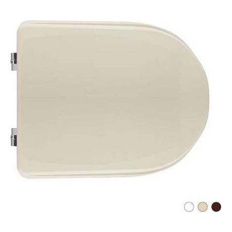 SEDILE WC PER POZZI GINORI VASO ATENA FORMA 7 Misura: Bianco Cerniere C espansione