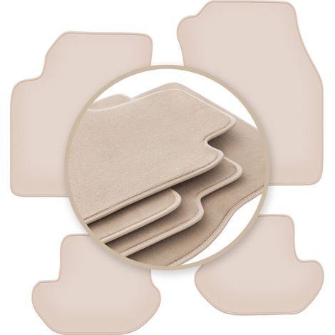 Tapis beiges PREMIUM pour : Ford Ka MK1 à hayon 1998-2006 (1/5)