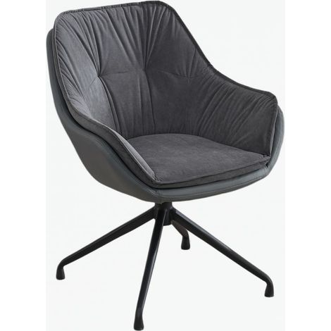 GagaChaise de bureau domestique, fauteuil en similicuir, chaise de coiffeuse – Idéal pour salon et chambre (1/5)