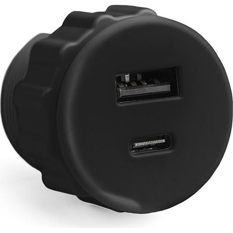 MÓDULO CONEXIÓN TOP-UXB A/C Ø30 ACABADOS NEGRO / BLANCO (1/2)