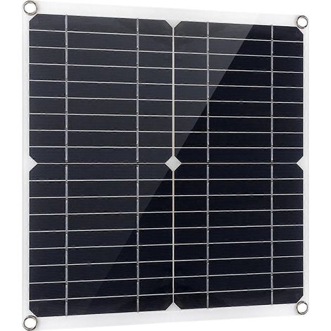 Flexibles Solarpanel-Set 20W mit 300W-Controller, 12V-Netzteil, USB-Ladeschnittstelle, Solarmodul