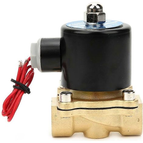 2W160-15 Magnetventil, normalerweise geschlossen, G1/2 BSPP Innengewinde, Messing, 24 V