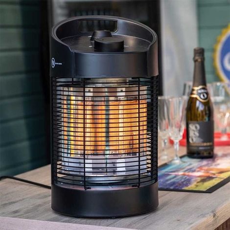 Smart Garden Mojo Rotating Free Standing Electric Outdoor Garden Patio Heater (1/5)