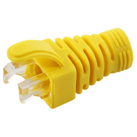 Bouchon de décharge de traction Microconnect CONB65Y Jaune 100 pièces. (1/2)