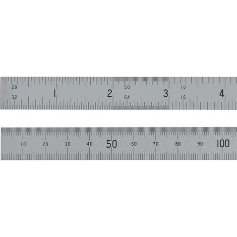Fisher Satin Chrome Rule 150mm/6in FISC06 (1/2)